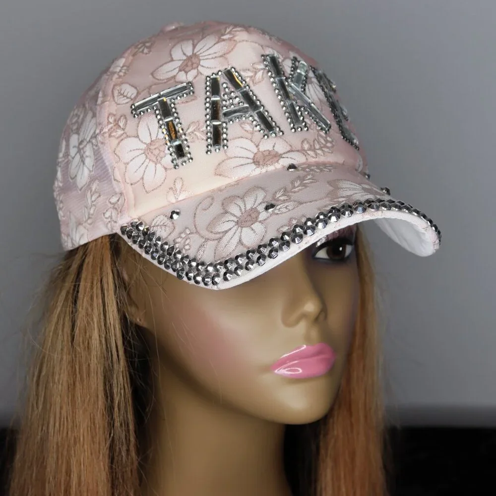 TAKE Pink Lace Bling Cap – Soft Glam Vibes 🌸 - Picture 3 of 3